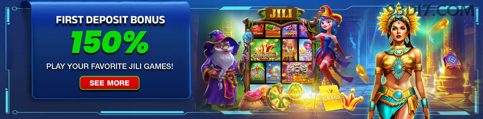 Imagem promocional dos jogos Fortune da 93d